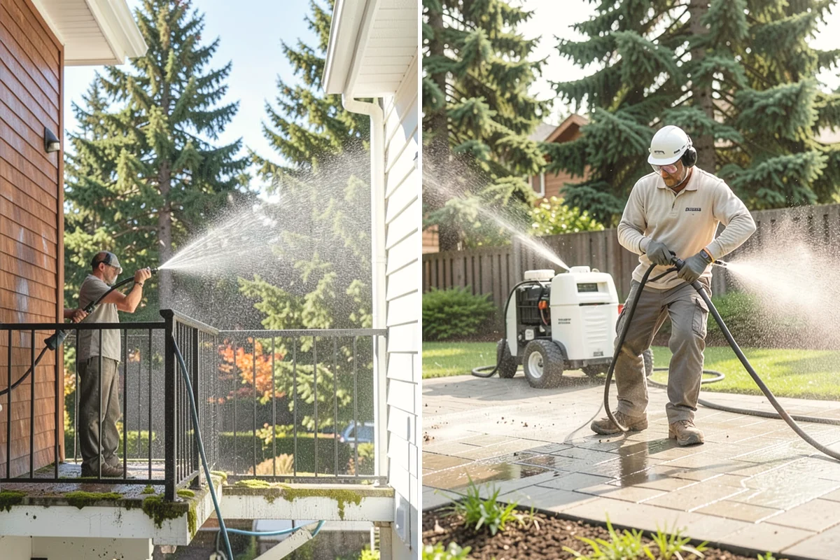 Holiday Cleanup Washing in Yarrow Point, King County, WA - Prioritize entry paths, porches, and hosting areas with the client