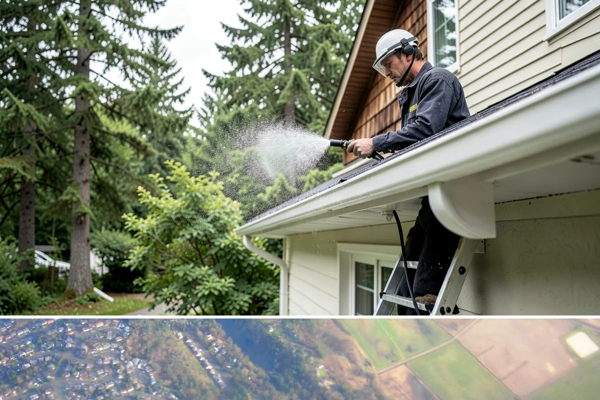 Hot Tub Cleaning in Algona, King County, WA - Any time of year works, though a spring cleaning knocks out the mildew that accumulates through the wettest months.