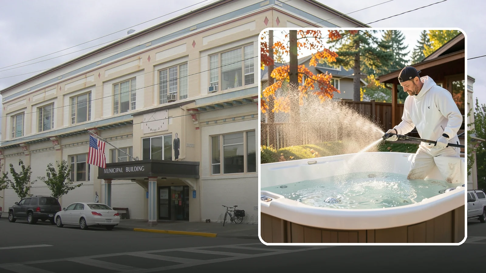 Hot Tub Cleaning in Anacortes, Skagit County, WA - We clean hot tub shells, covers, and cabinets so your spa stays inviting instead of growing a waterline of grime and mold.