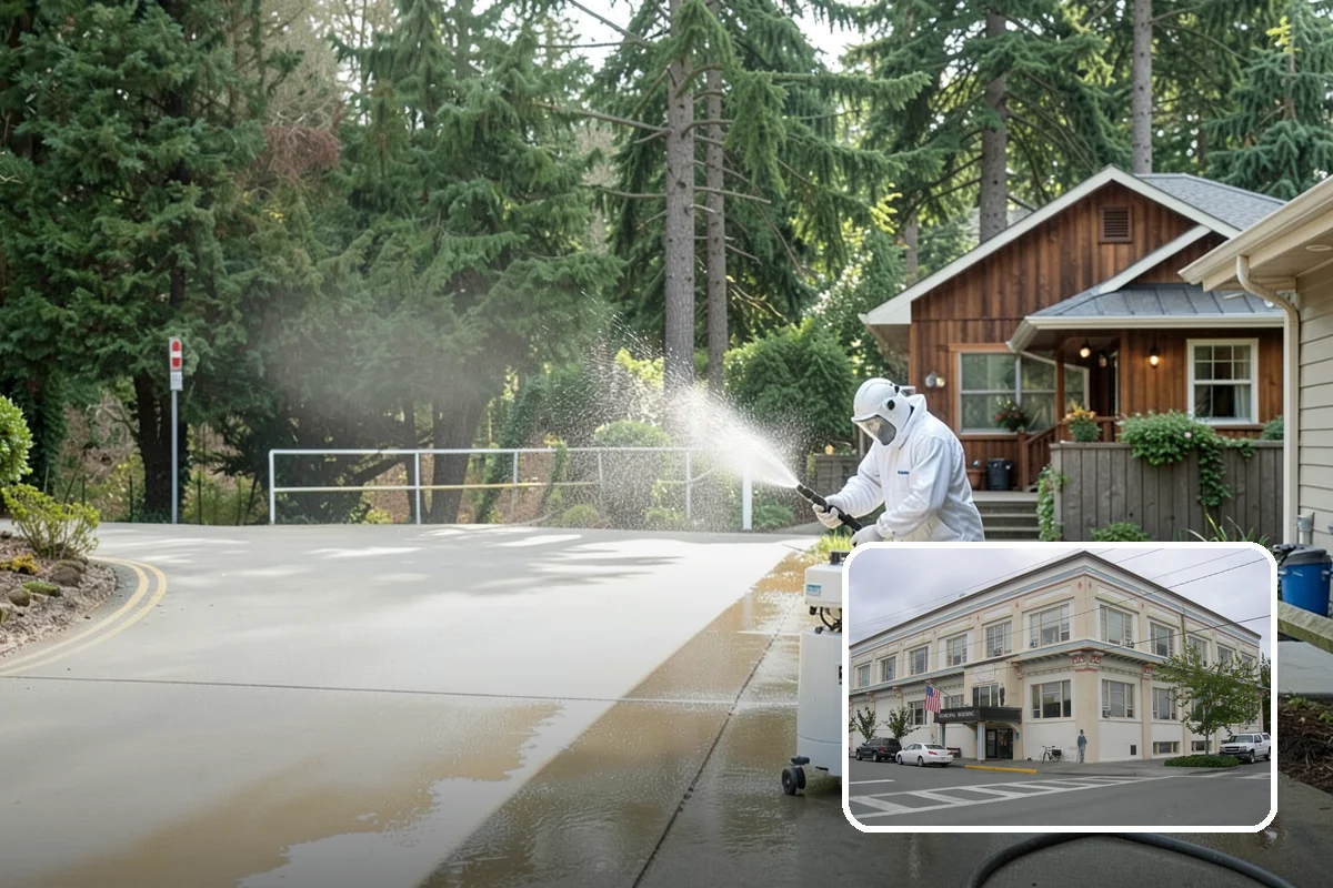 Hot Tub Cleaning in Anacortes, Skagit County, WA - Removes mildew from vinyl covers and cabinet panels
