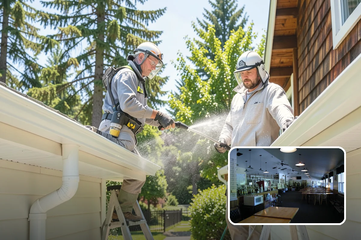 Hot Tub Cleaning in Black Diamond, King County, WA - Removes mildew from vinyl covers and cabinet panels