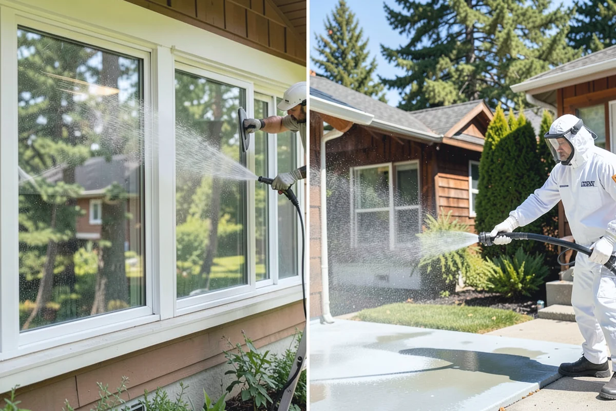 Hot Tub Cleaning in Bonney Lake, Pierce County, WA - Clean and treat the top and underside of the cover