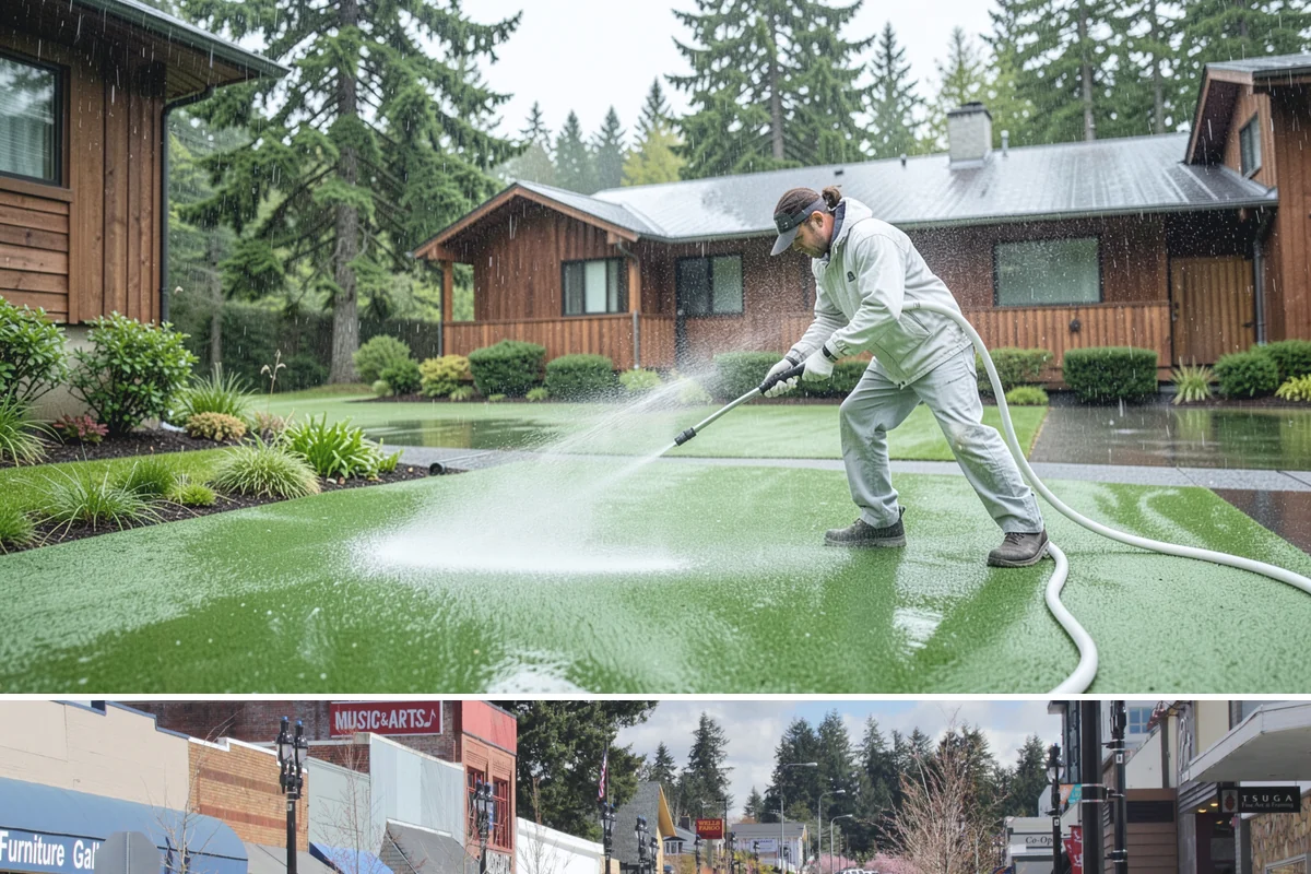 Hot Tub Cleaning in Bothell, King County, WA - Any time of year works, though a spring cleaning knocks out the mildew that accumulates through the wettest months.