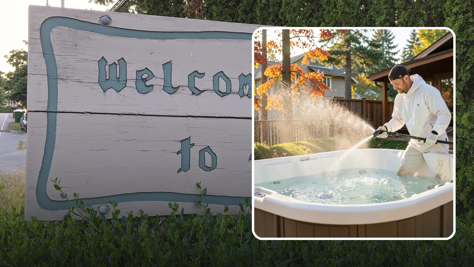 Hot Tub Cleaning in Brier, Snohomish County, WA - We clean hot tub shells, covers, and cabinets so your spa stays inviting instead of growing a waterline of grime and mold.
