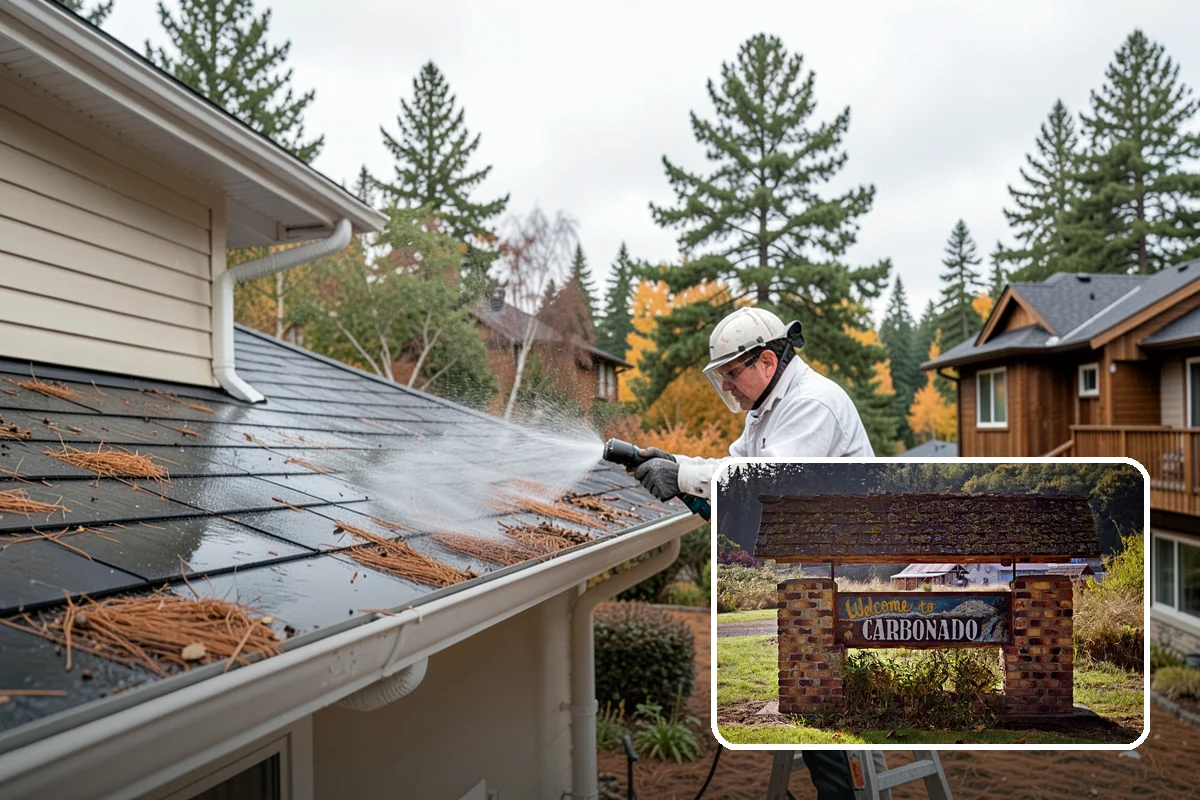 Hot Tub Cleaning in Carbonado, Pierce County, WA - Removes mildew from vinyl covers and cabinet panels