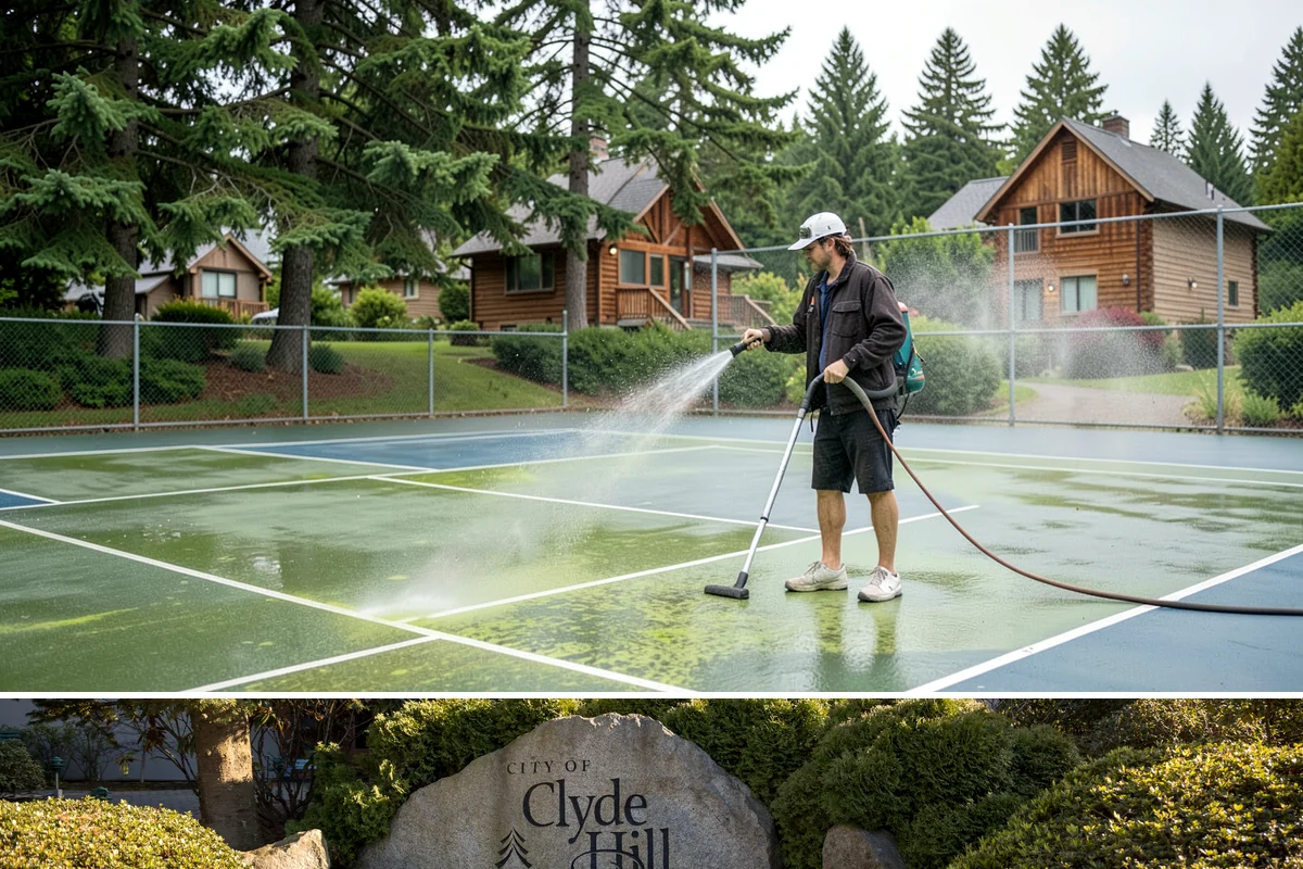 Hot Tub Cleaning in Clyde Hill, King County, WA - Any time of year works, though a spring cleaning knocks out the mildew that accumulates through the wettest months.