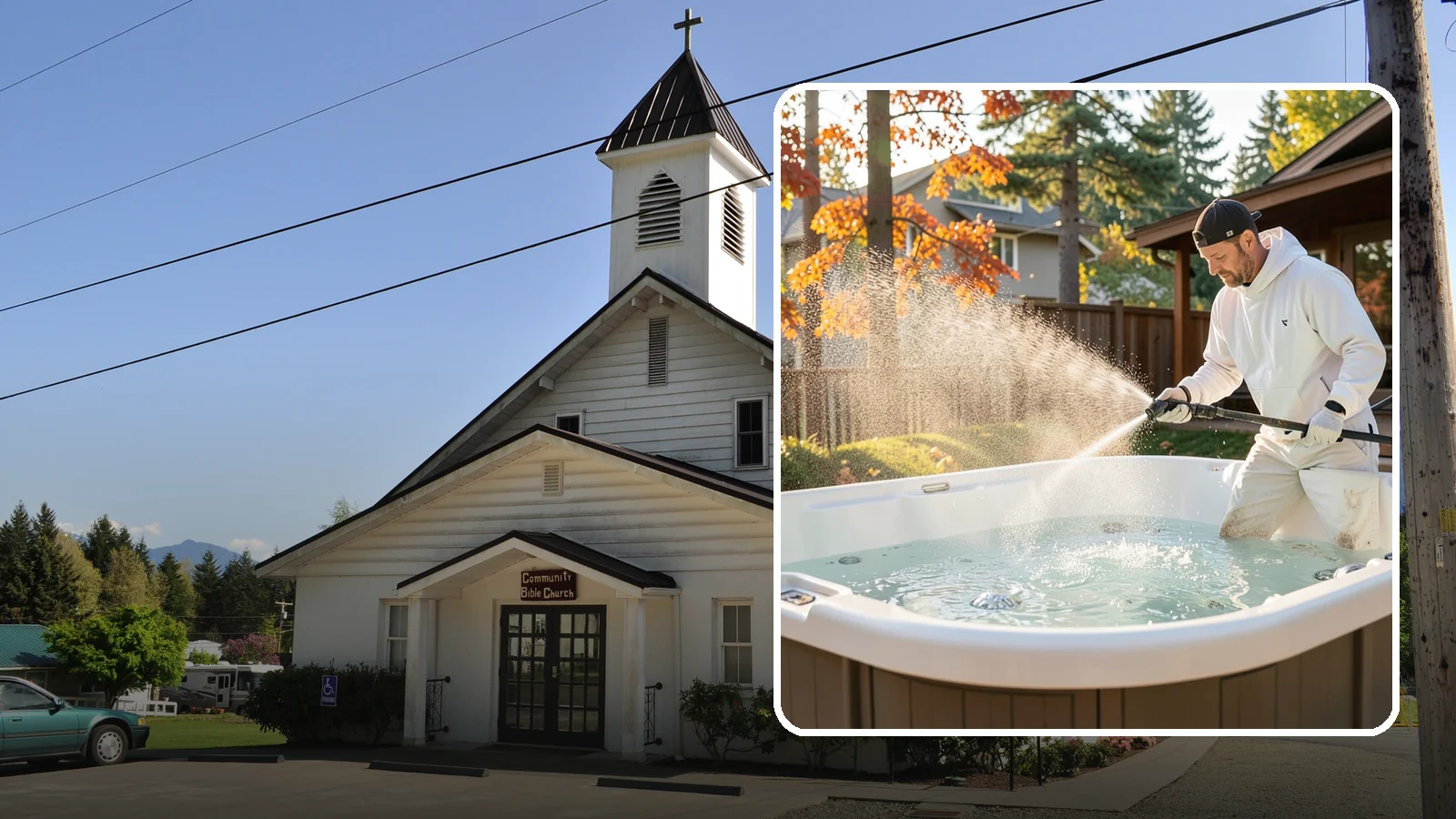 Hot Tub Cleaning in Concrete, Skagit County, WA - We clean hot tub shells, covers, and cabinets so your spa stays inviting instead of growing a waterline of grime and mold.