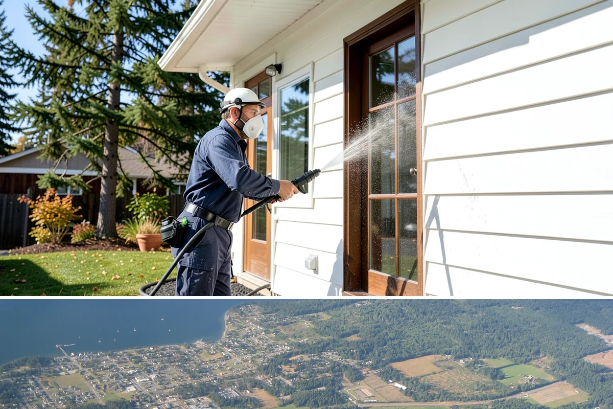 Hot Tub Cleaning in Coupeville, Island County, WA - Any time of year works, though a spring cleaning knocks out the mildew that accumulates through the wettest months.