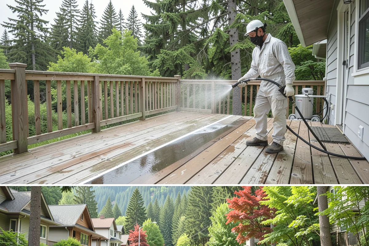 Hot Tub Cleaning in Darrington, Snohomish County, WA - Any time of year works, though a spring cleaning knocks out the mildew that accumulates through the wettest months.