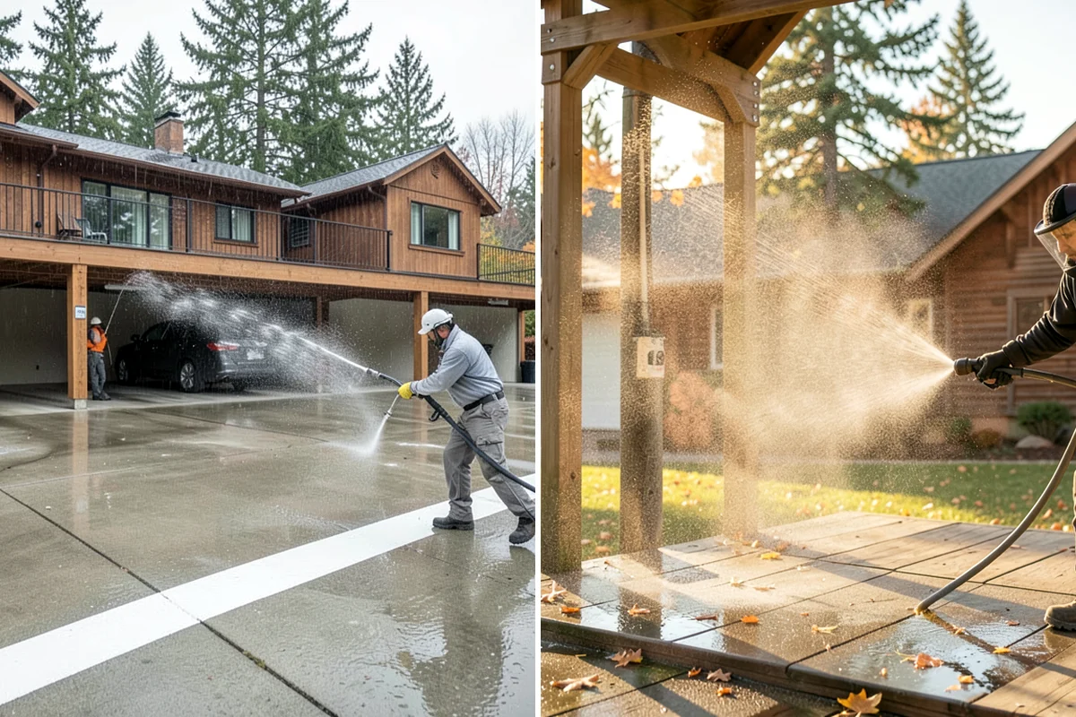 Hot Tub Cleaning in DuPont, Pierce County, WA - Clean and treat the top and underside of the cover