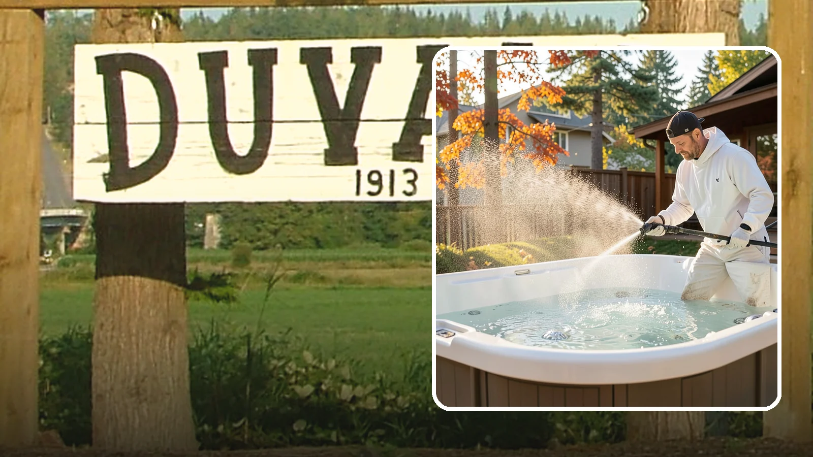 Hot Tub Cleaning in Duvall, King County, WA - We clean hot tub shells, covers, and cabinets so your spa stays inviting instead of growing a waterline of grime and mold.