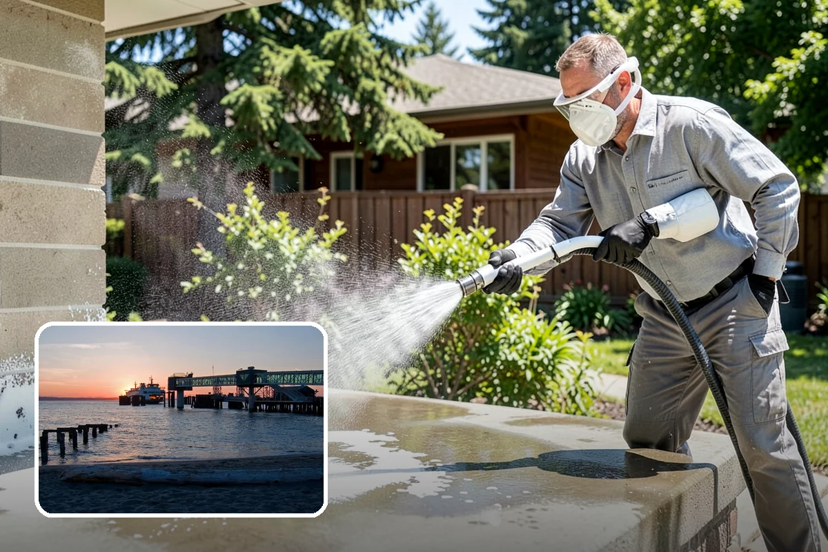 Hot Tub Cleaning in Edmonds, Snohomish County, WA - Removes mildew from vinyl covers and cabinet panels