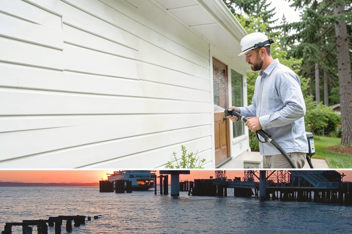 Hot Tub Cleaning in Edmonds, Snohomish County, WA - Any time of year works, though a spring cleaning knocks out the mildew that accumulates through the wettest months.