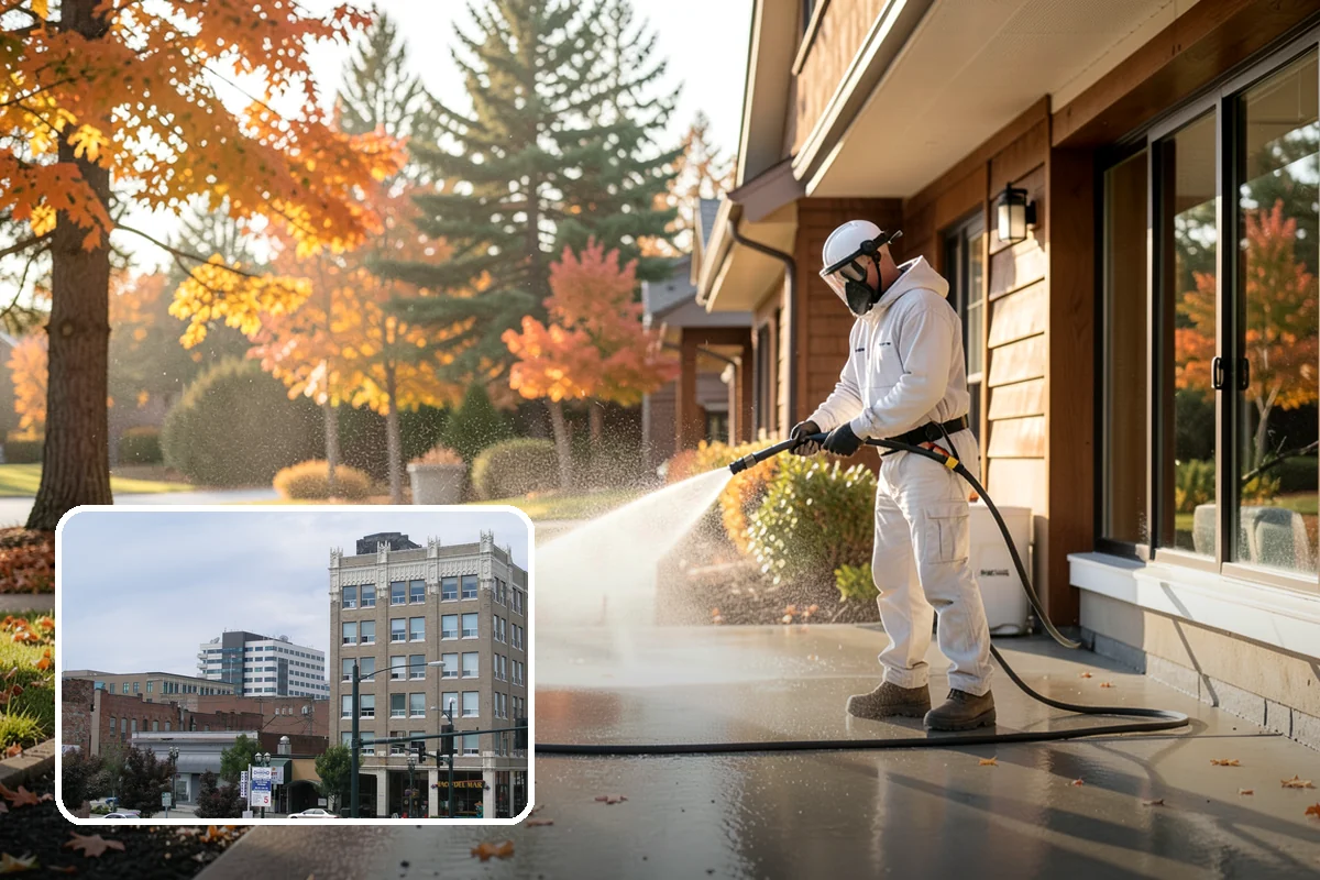 Hot Tub Cleaning in Everett, Snohomish County, WA - Removes mildew from vinyl covers and cabinet panels