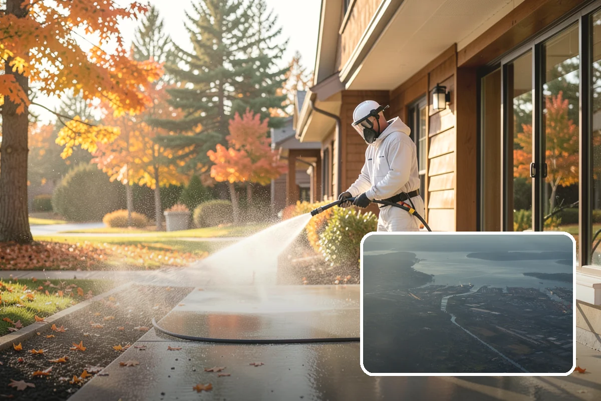 Hot Tub Cleaning in Fife, Pierce County, WA - Removes mildew from vinyl covers and cabinet panels