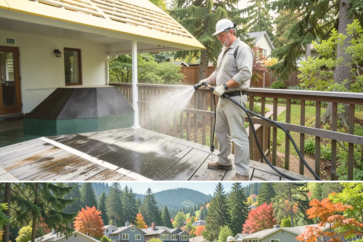 Hot Tub Cleaning in Fircrest, Pierce County, WA - Any time of year works, though a spring cleaning knocks out the mildew that accumulates through the wettest months.