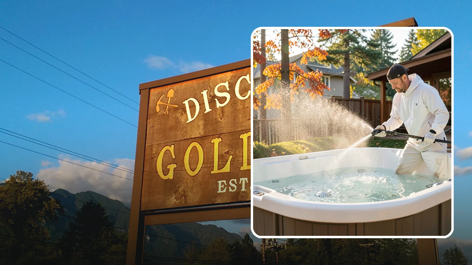 Hot Tub Cleaning in Gold Bar, Snohomish County, WA - We clean hot tub shells, covers, and cabinets so your spa stays inviting instead of growing a waterline of grime and mold.