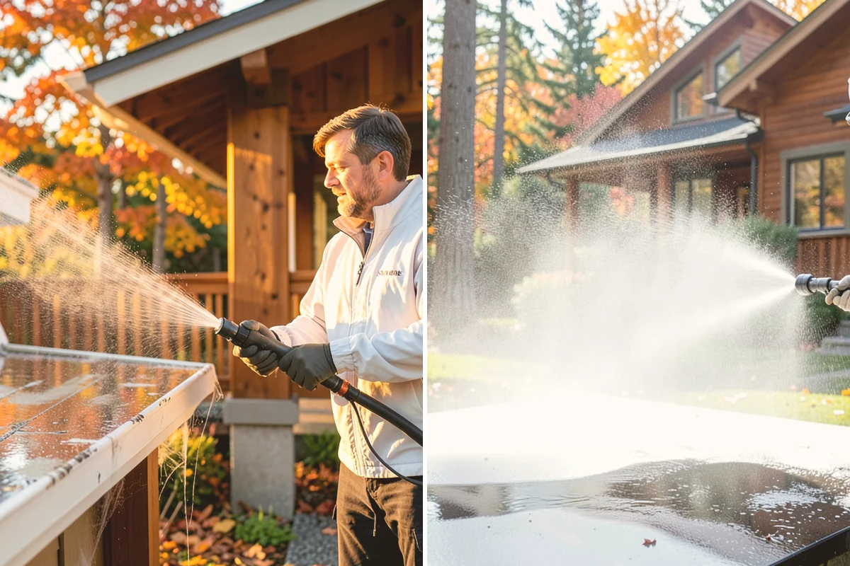 Hot Tub Cleaning in Index, Snohomish County, WA - Clean and treat the top and underside of the cover