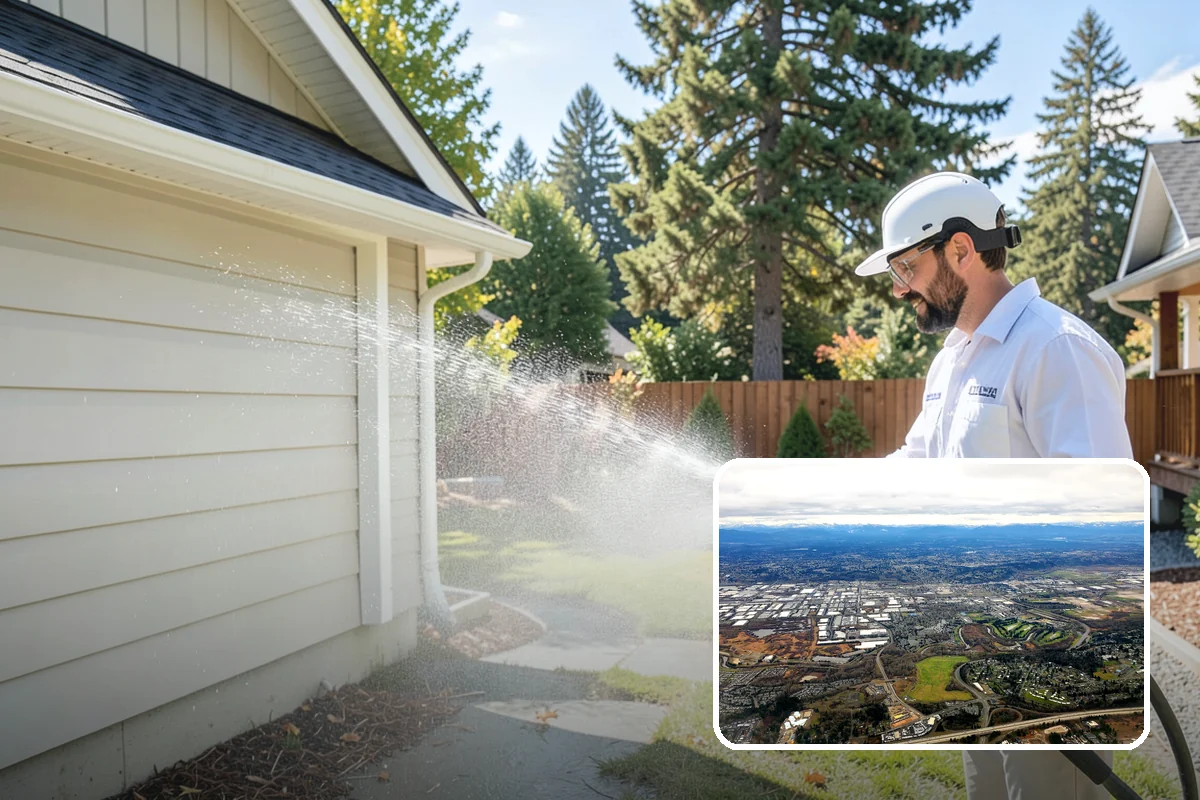 Hot Tub Cleaning in Kent, King County, WA - Removes mildew from vinyl covers and cabinet panels