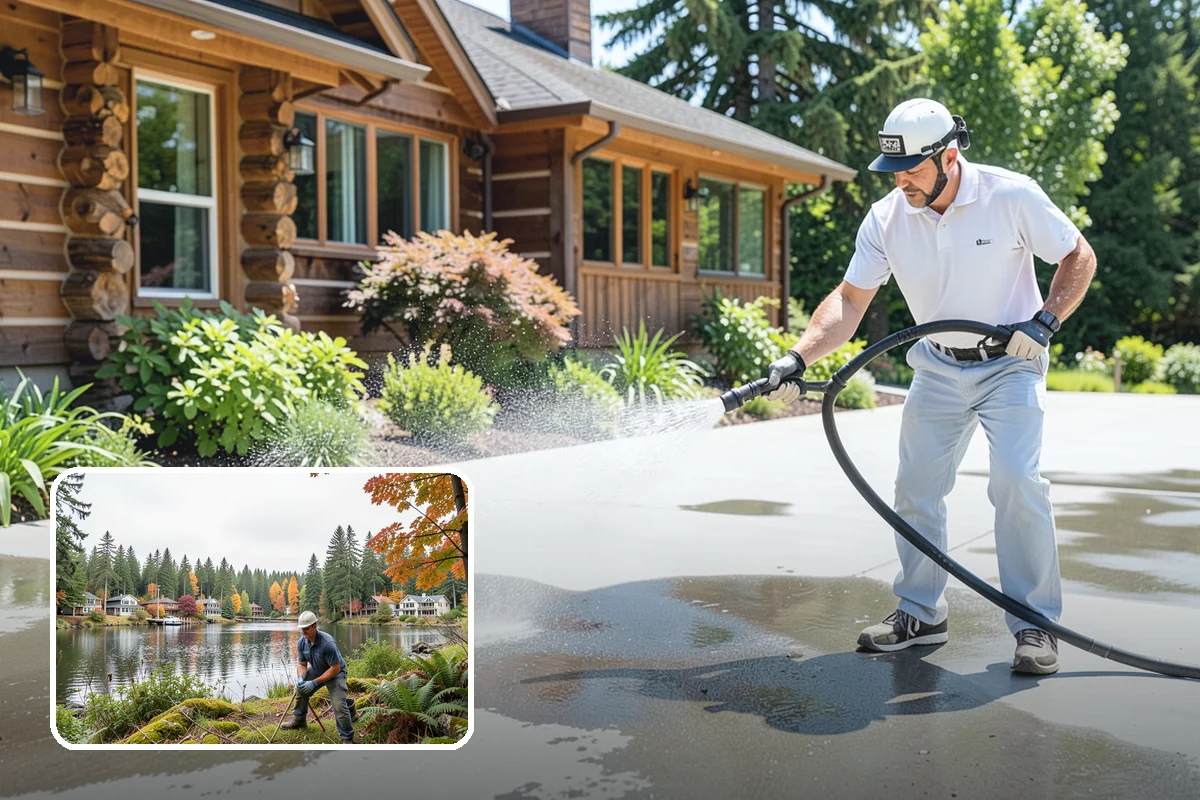 Hot Tub Cleaning in La Conner, Skagit County, WA - Removes mildew from vinyl covers and cabinet panels
