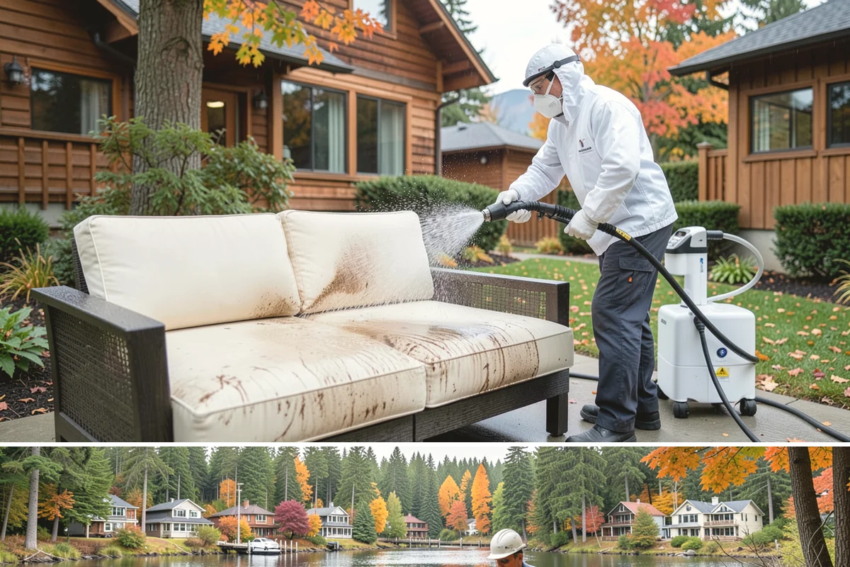Hot Tub Cleaning in La Conner, Skagit County, WA - Any time of year works, though a spring cleaning knocks out the mildew that accumulates through the wettest months.