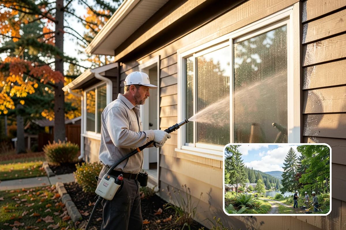 Hot Tub Cleaning in Lake Forest Park, King County, WA - Removes mildew from vinyl covers and cabinet panels