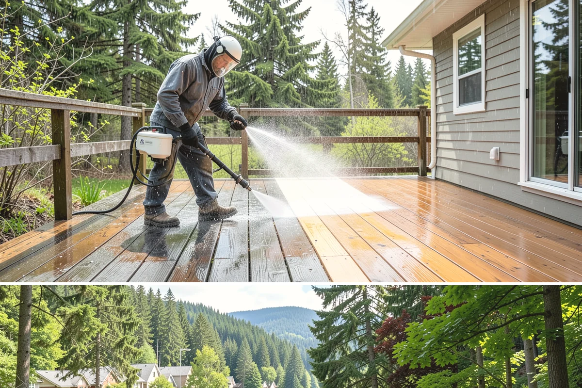 Hot Tub Cleaning in Lake Forest Park, King County, WA - Any time of year works, though a spring cleaning knocks out the mildew that accumulates through the wettest months.