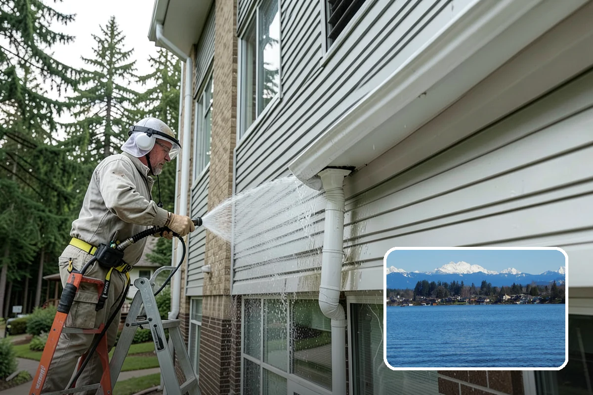 Hot Tub Cleaning in Lake Stevens, Snohomish County, WA - Removes mildew from vinyl covers and cabinet panels