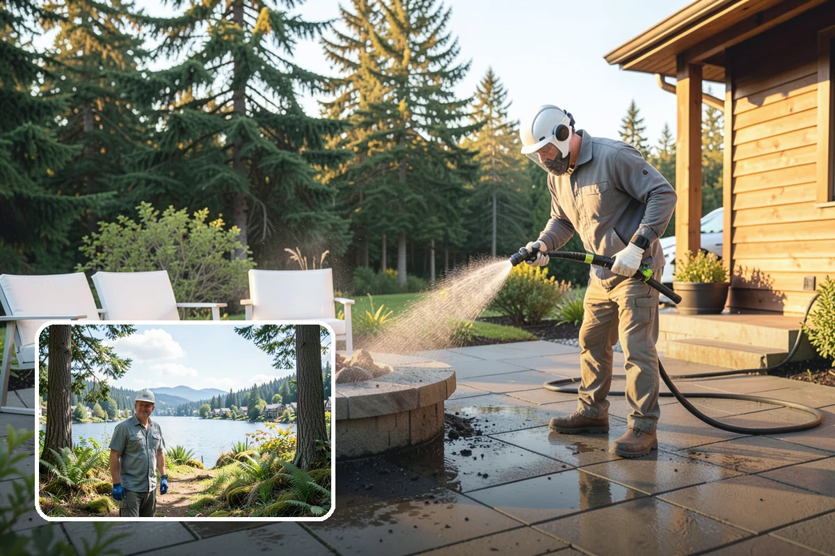 Hot Tub Cleaning in Milton, King County, WA - Removes mildew from vinyl covers and cabinet panels