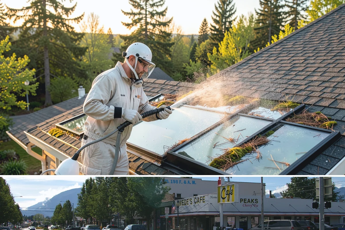 Hot Tub Cleaning in North Bend, King County, WA - Any time of year works, though a spring cleaning knocks out the mildew that accumulates through the wettest months.