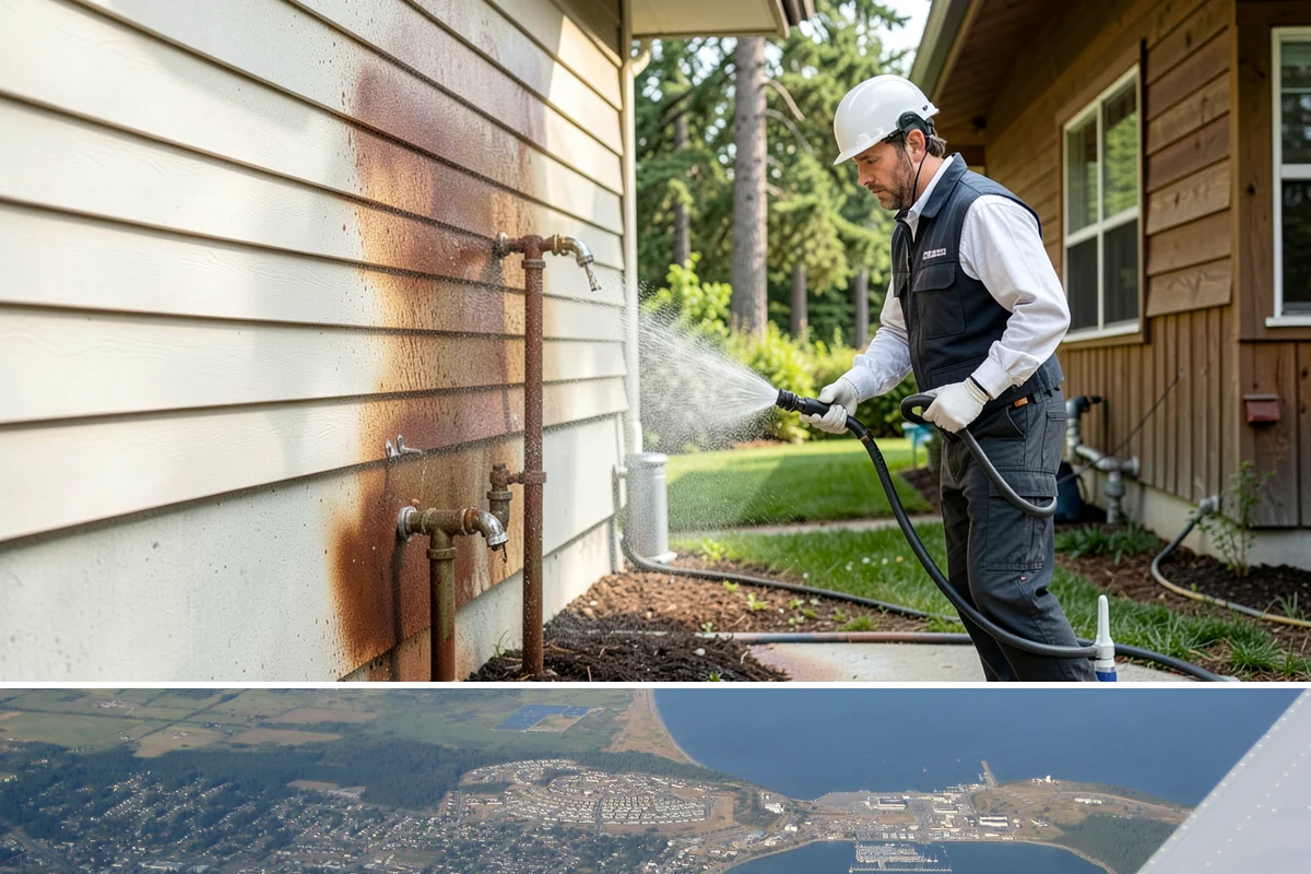 Hot Tub Cleaning in Oak Harbor, Island County, WA - Any time of year works, though a spring cleaning knocks out the mildew that accumulates through the wettest months.