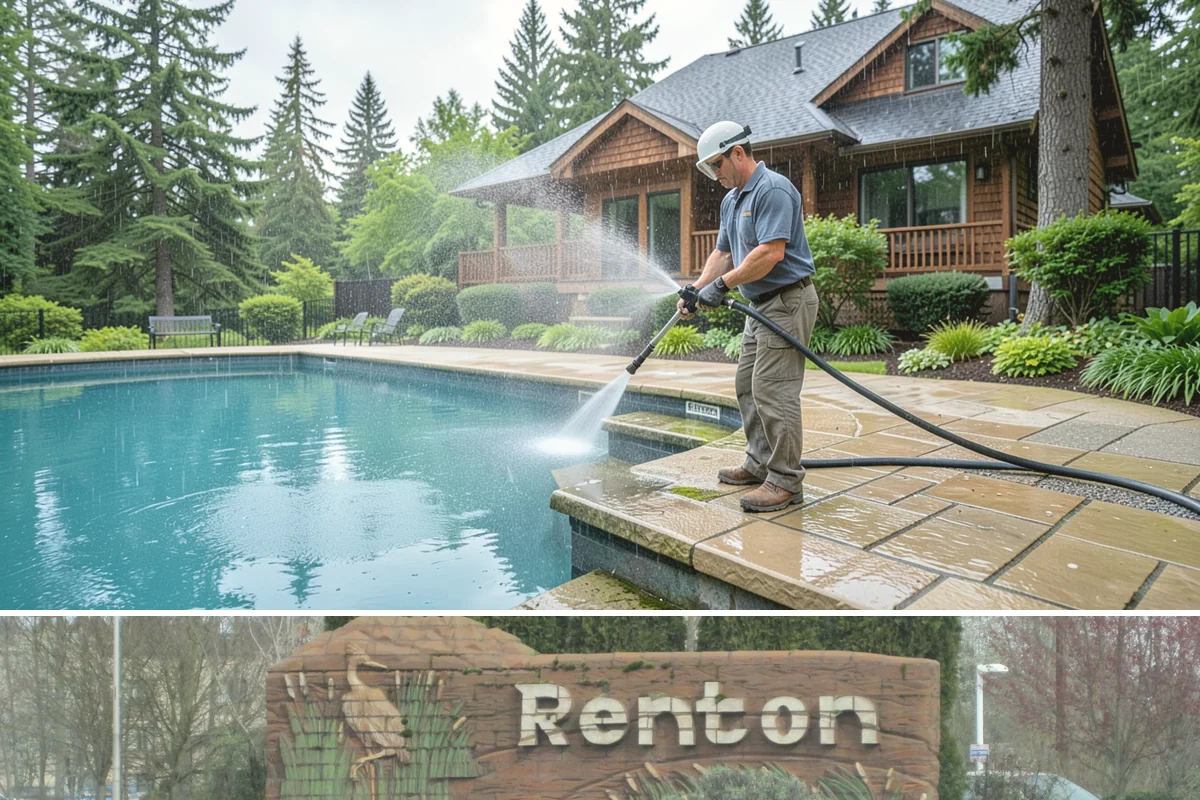 Hot Tub Cleaning in Renton, King County, WA - Any time of year works, though a spring cleaning knocks out the mildew that accumulates through the wettest months.