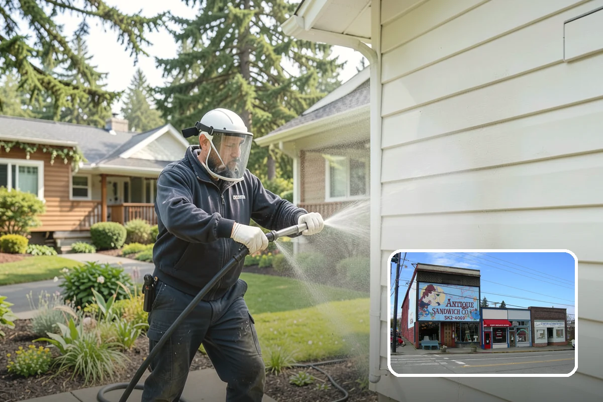 Hot Tub Cleaning in Ruston, Pierce County, WA - Removes mildew from vinyl covers and cabinet panels