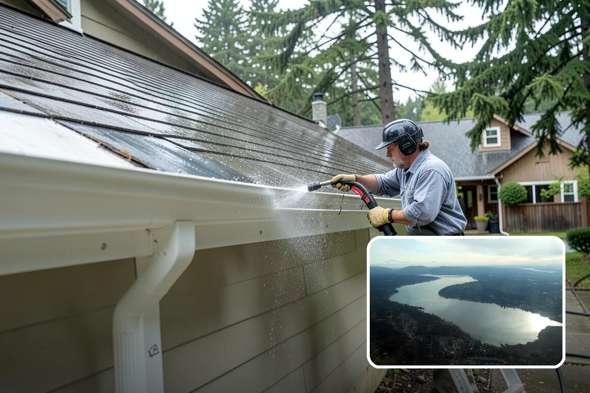 Hot Tub Cleaning in Sammamish, King County, WA - Removes mildew from vinyl covers and cabinet panels