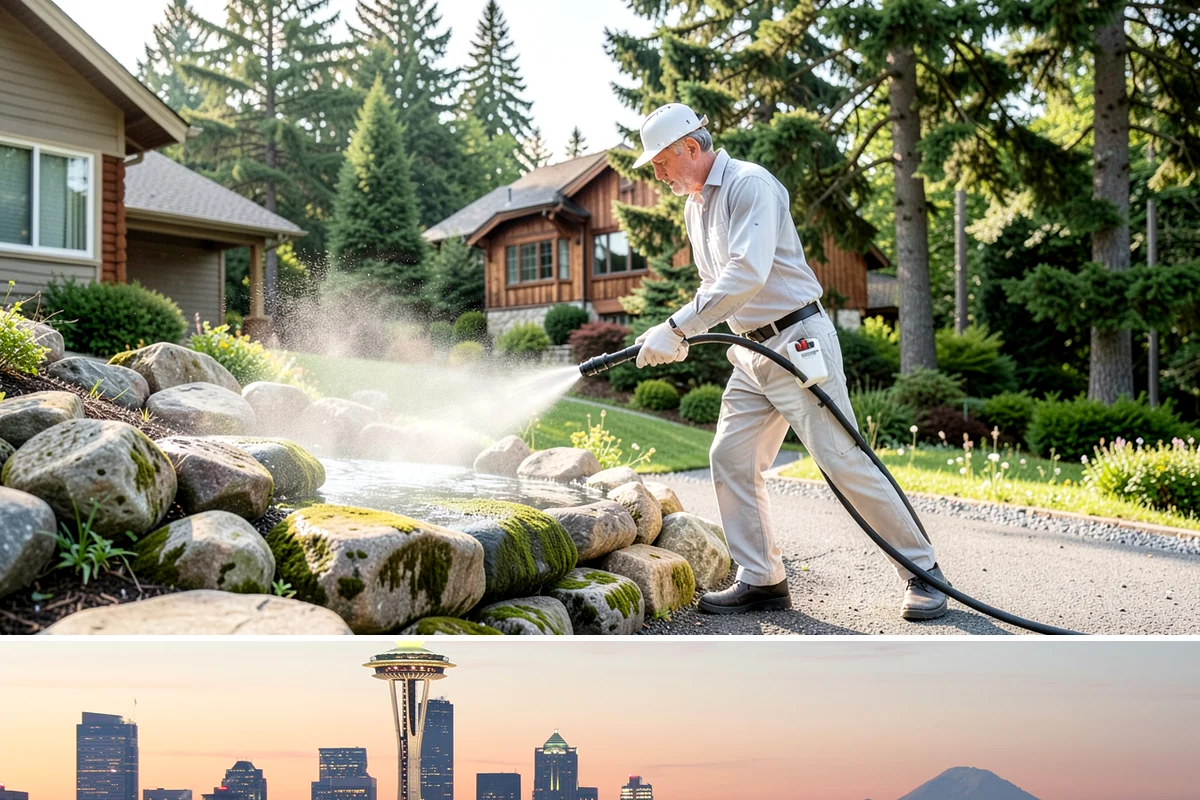Hot Tub Cleaning in Seattle, King County, WA - Any time of year works, though a spring cleaning knocks out the mildew that accumulates through the wettest months.