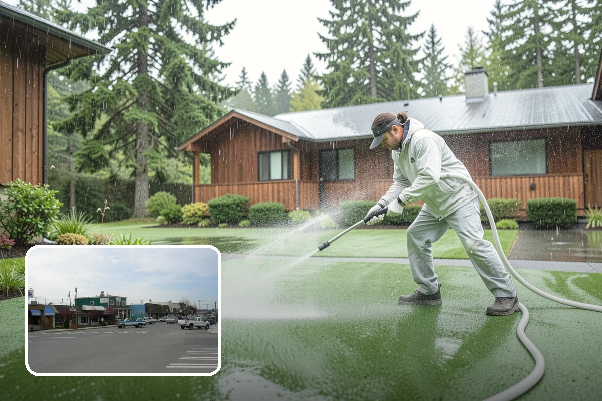 Hot Tub Cleaning in Stanwood, Snohomish County, WA - Removes mildew from vinyl covers and cabinet panels