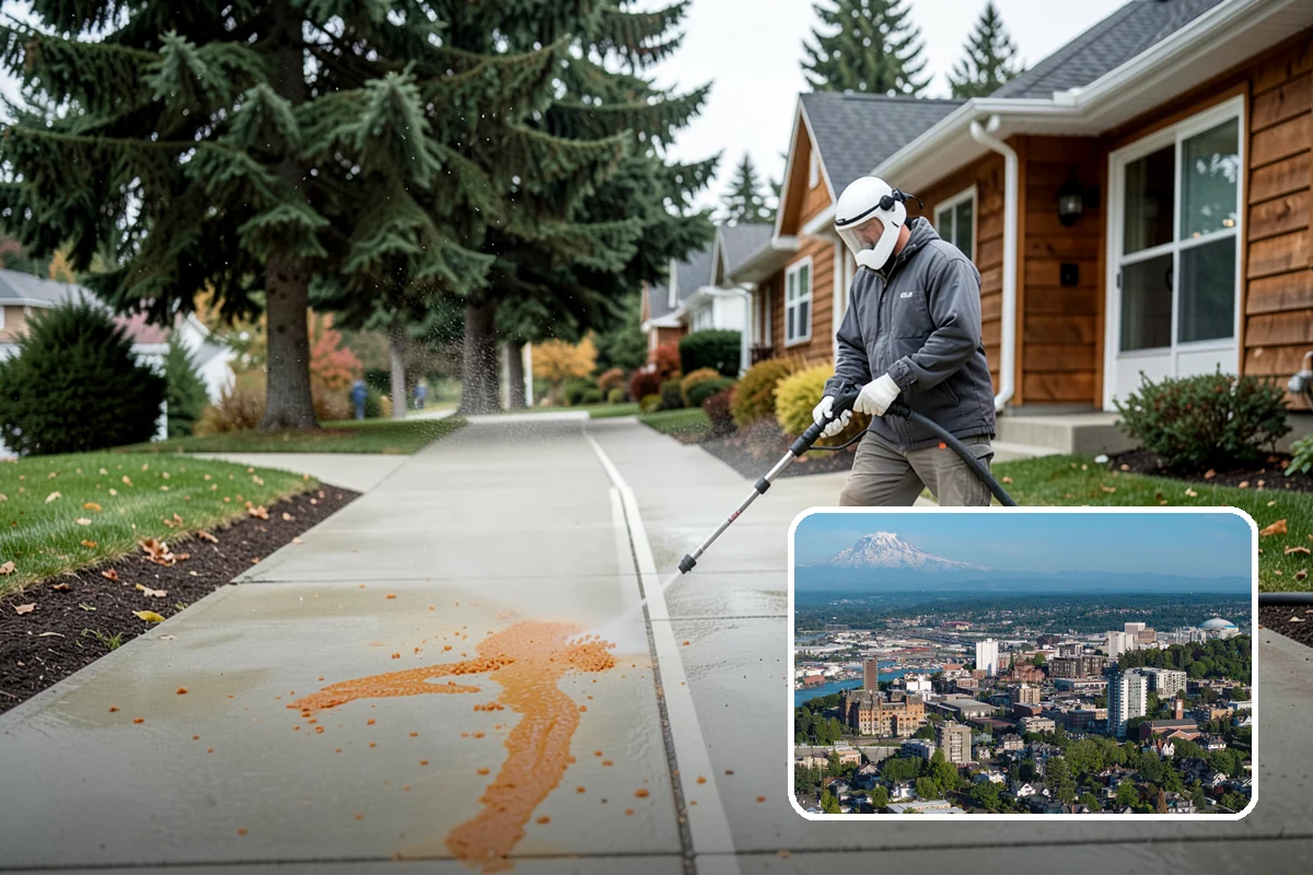Hot Tub Cleaning in Tacoma, Pierce County, WA - Removes mildew from vinyl covers and cabinet panels
