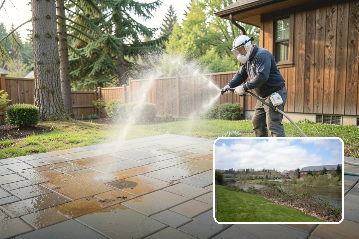 Hot Tub Cleaning in Tukwila, King County, WA - Removes mildew from vinyl covers and cabinet panels