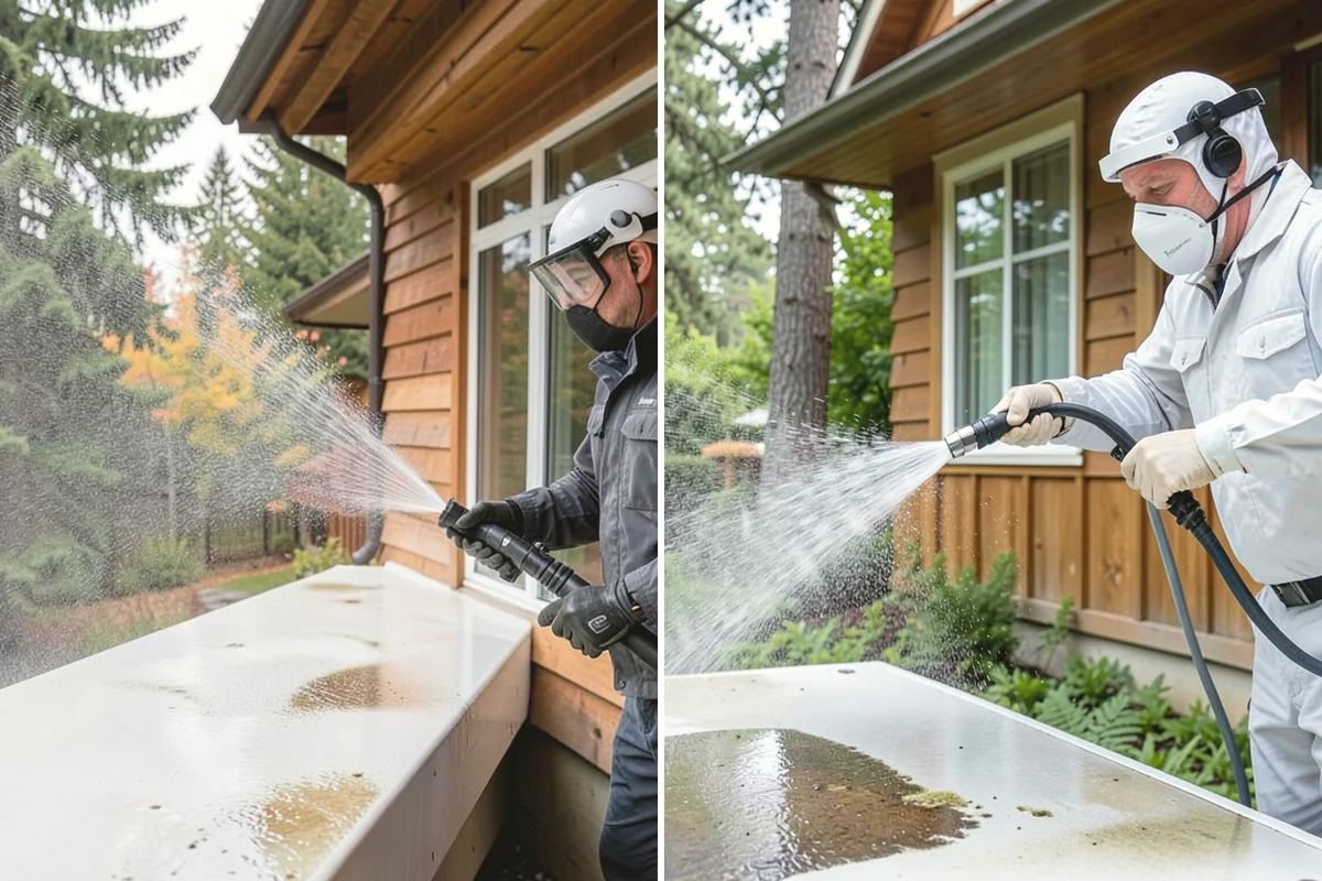 Hot Tub Cleaning in Tukwila, King County, WA - Clean and treat the top and underside of the cover
