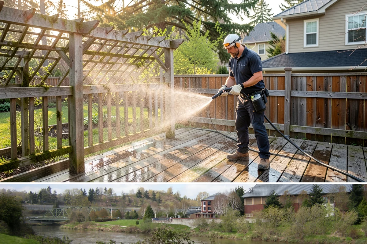 Hot Tub Cleaning in Tukwila, King County, WA - Any time of year works, though a spring cleaning knocks out the mildew that accumulates through the wettest months.