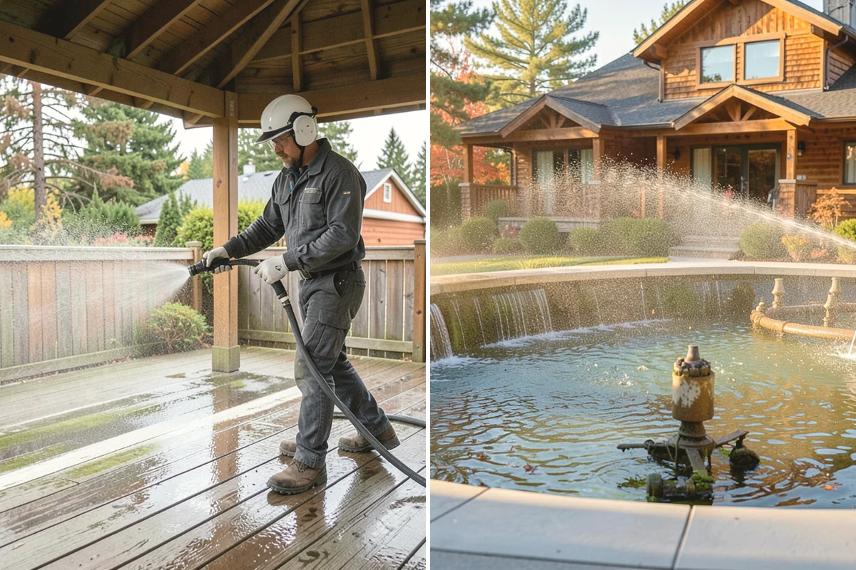 Hot Tub Cleaning in University Place, Pierce County, WA - Clean and treat the top and underside of the cover