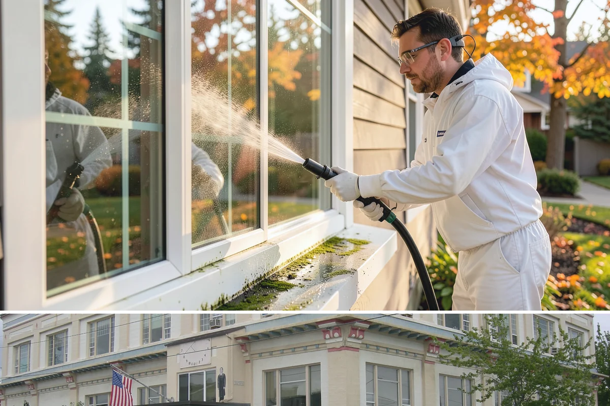 Hot Water Pressure Washing in Anacortes, Skagit County, WA - Available year-round, and particularly useful in cold months when heated water outperforms cold rinsing on stubborn grime.