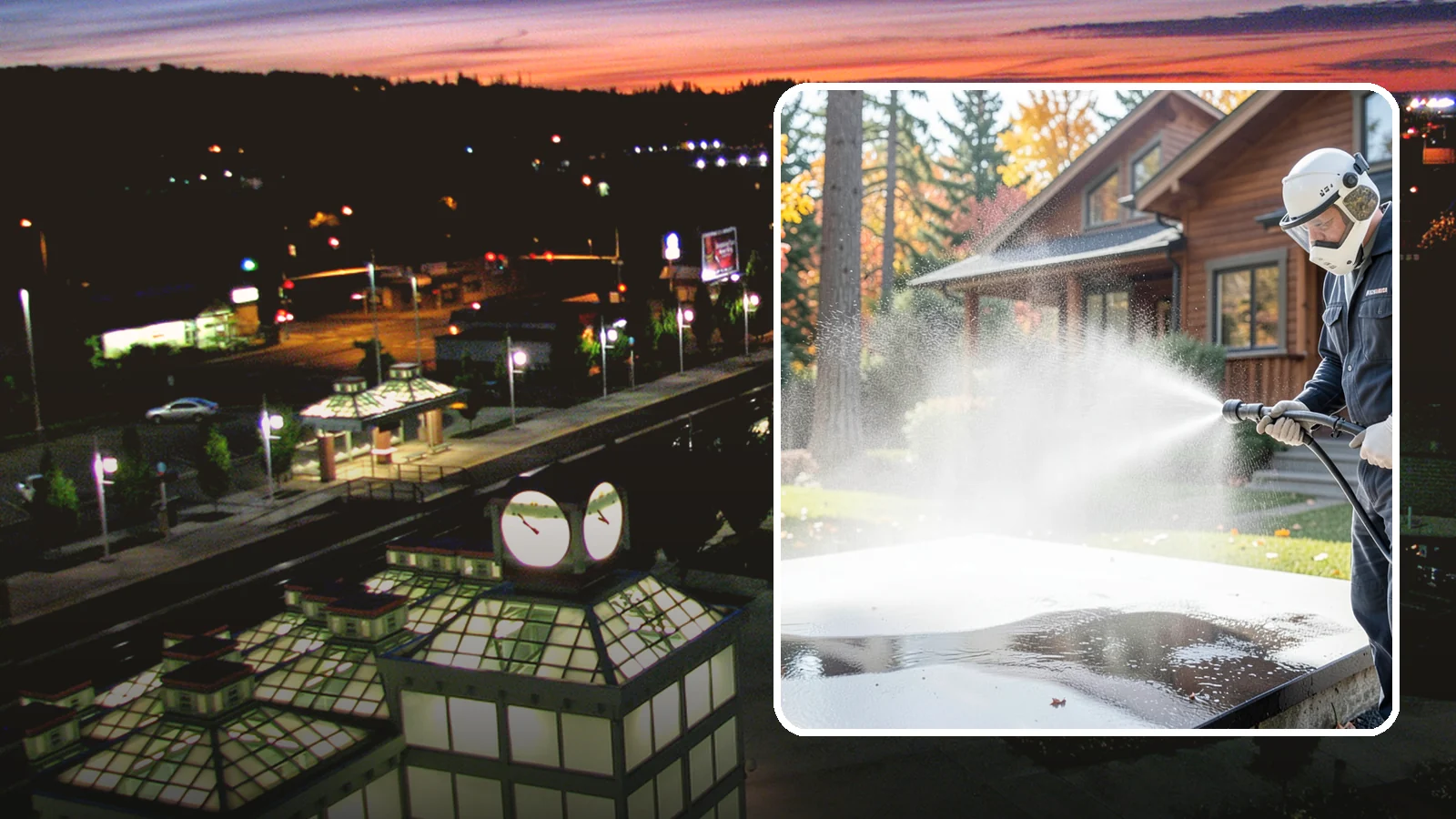 Hot Water Pressure Washing in Auburn, King County, WA - Hot water pressure washing uses heated water to cut through grease, oil, and stubborn grime that cold water cannot lift.