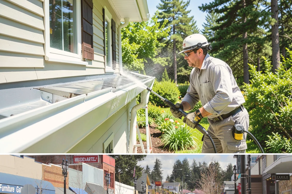 Hot Water Pressure Washing in Bothell, King County, WA - Available year-round, and particularly useful in cold months when heated water outperforms cold rinsing on stubborn grime.