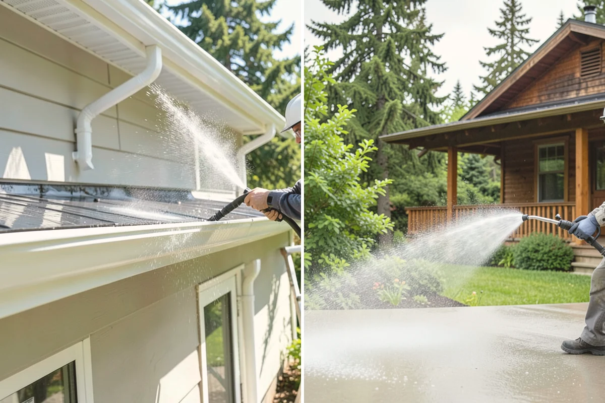 Hot Water Pressure Washing in Brier, Snohomish County, WA - Identify the grease, oil, or heavy residue to be removed