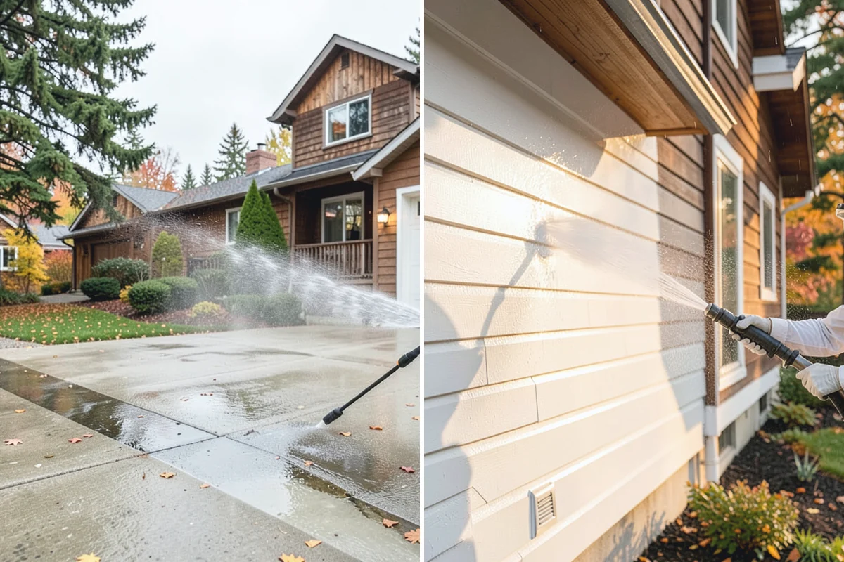 Hot Water Pressure Washing in Buckley, Pierce County, WA - Identify the grease, oil, or heavy residue to be removed
