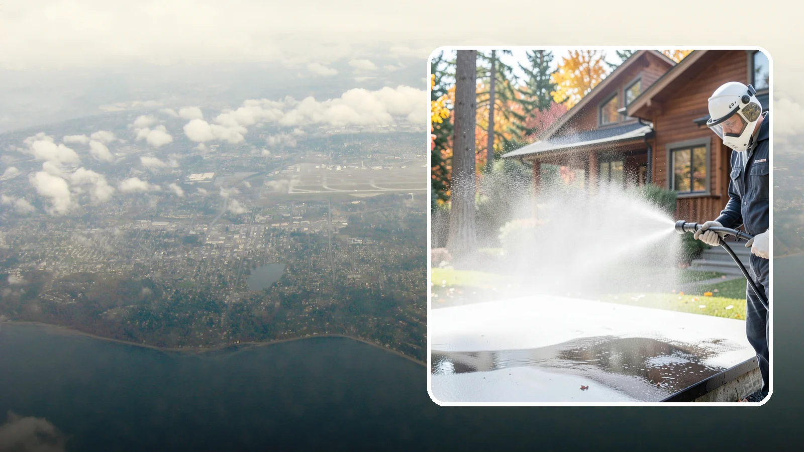 Hot Water Pressure Washing in Burien, King County, WA - Hot water pressure washing uses heated water to cut through grease, oil, and stubborn grime that cold water cannot lift.