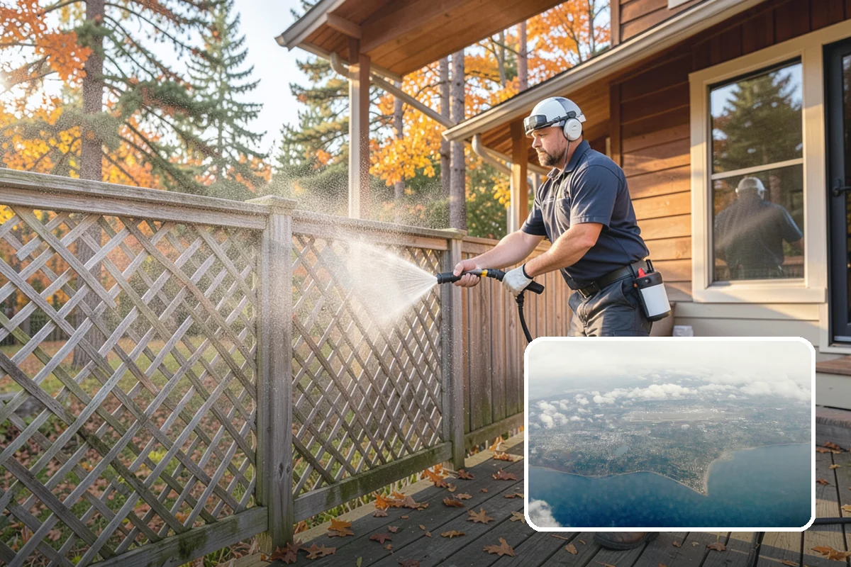 Hot Water Pressure Washing in Burien, King County, WA - Cuts through grease and oil that cold water leaves behind