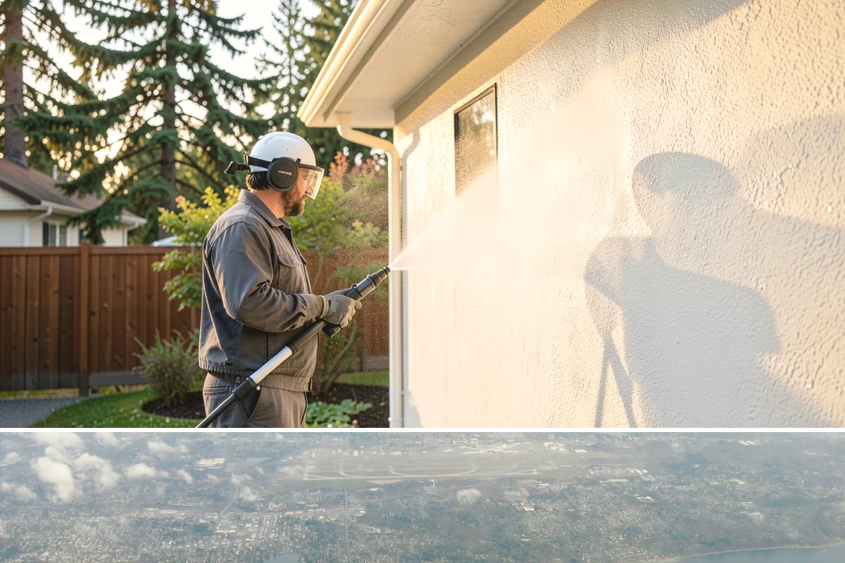 Hot Water Pressure Washing in Burien, King County, WA - Available year-round, and particularly useful in cold months when heated water outperforms cold rinsing on stubborn grime.