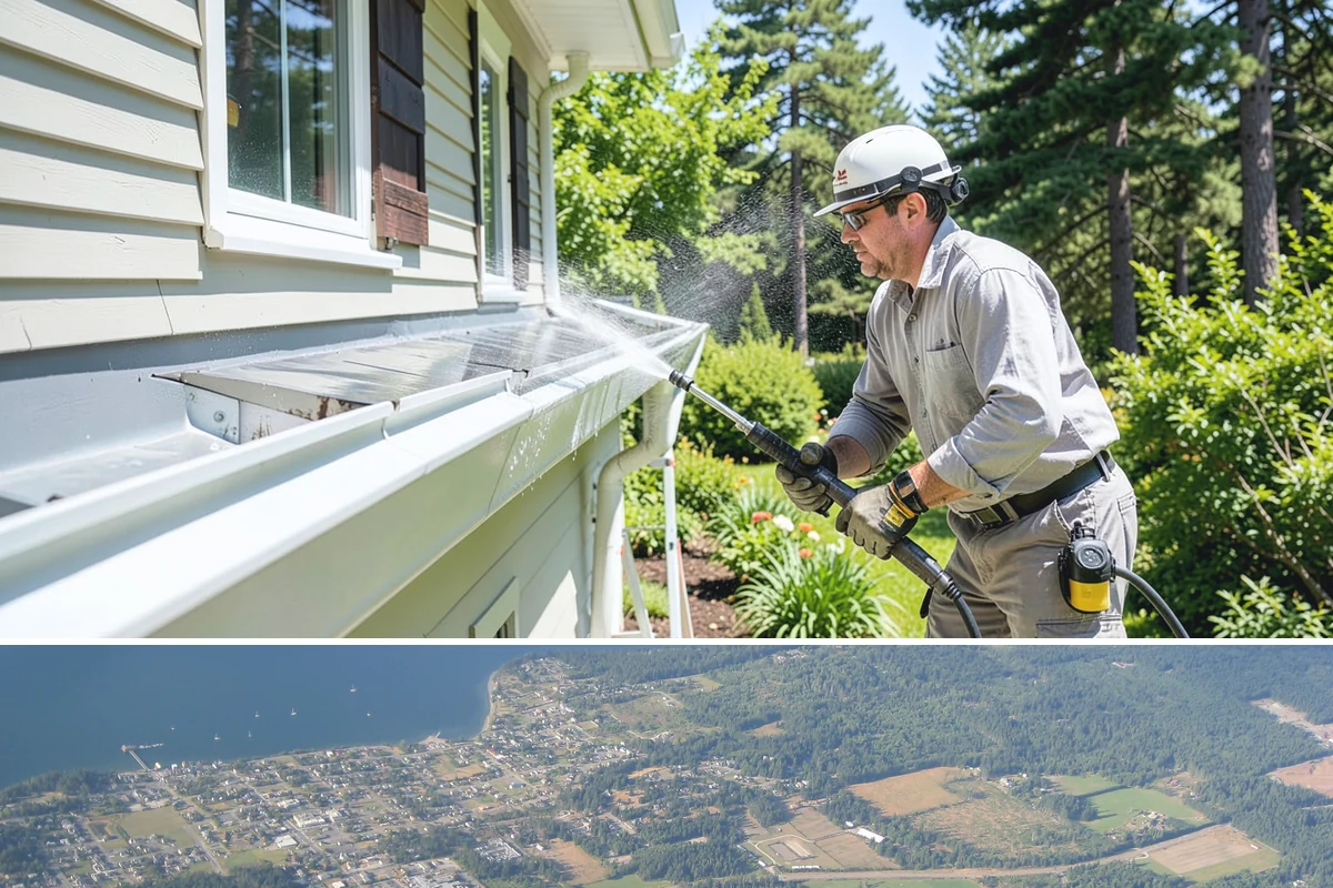 Hot Water Pressure Washing in Coupeville, Island County, WA - Available year-round, and particularly useful in cold months when heated water outperforms cold rinsing on stubborn grime.